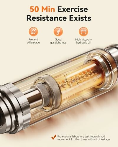 Hydraulic rod with features: prevent oil leakage, good gas tightness, high viscosity hydraulic oil.