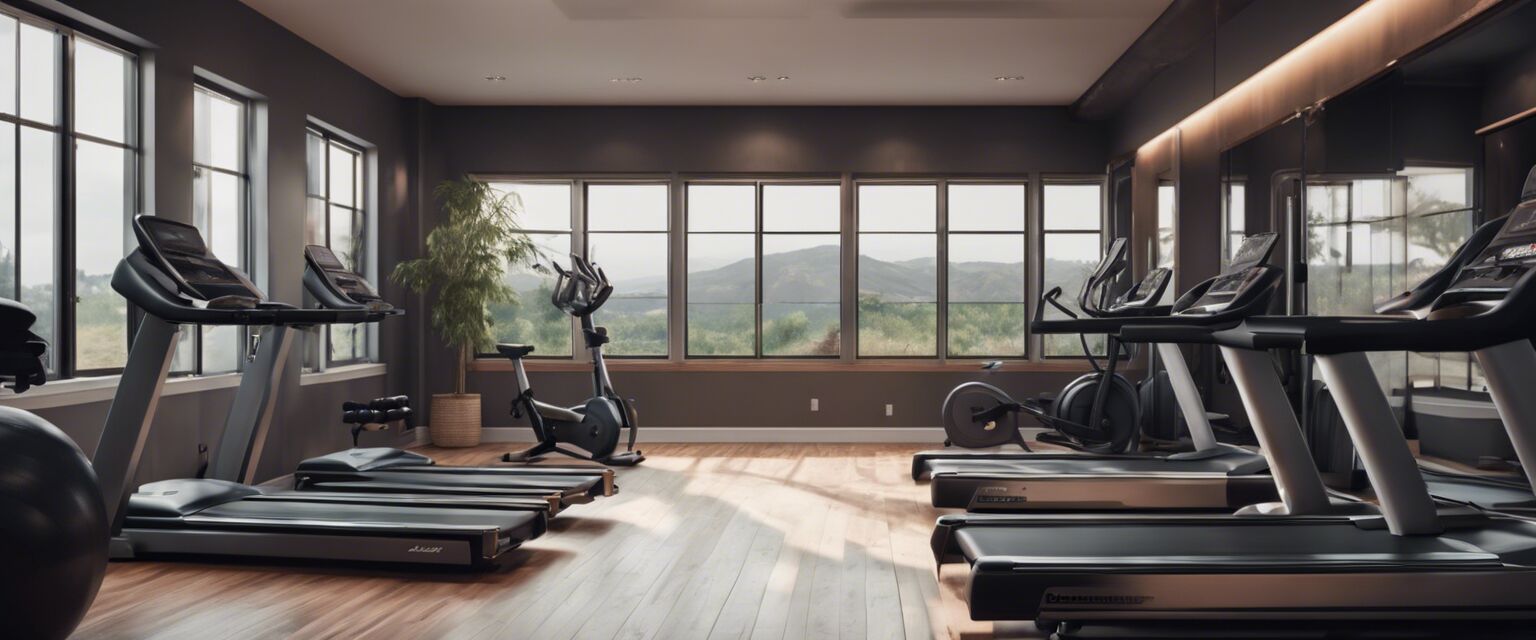 Organized home gym