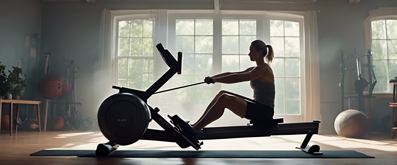Rowing machine example image
